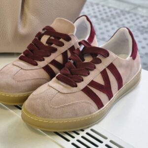 Pink leather sneakers Capri